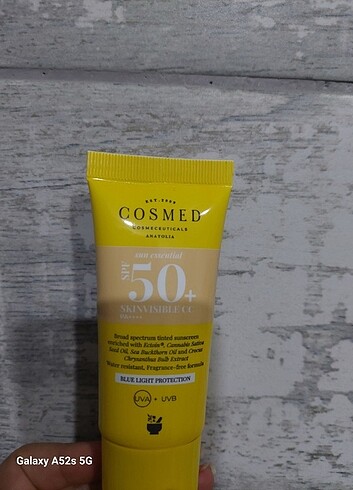Cosmed gunes kremi