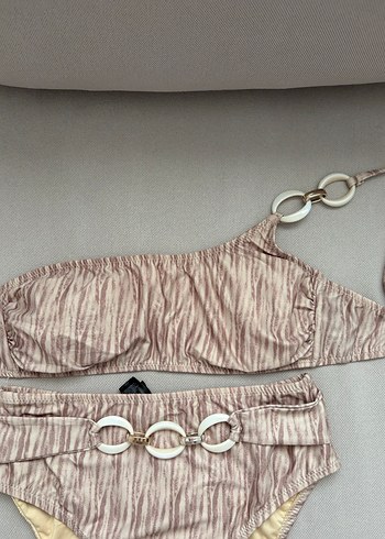 Bej Bohem Mini Bikini Takım - Görsel 4