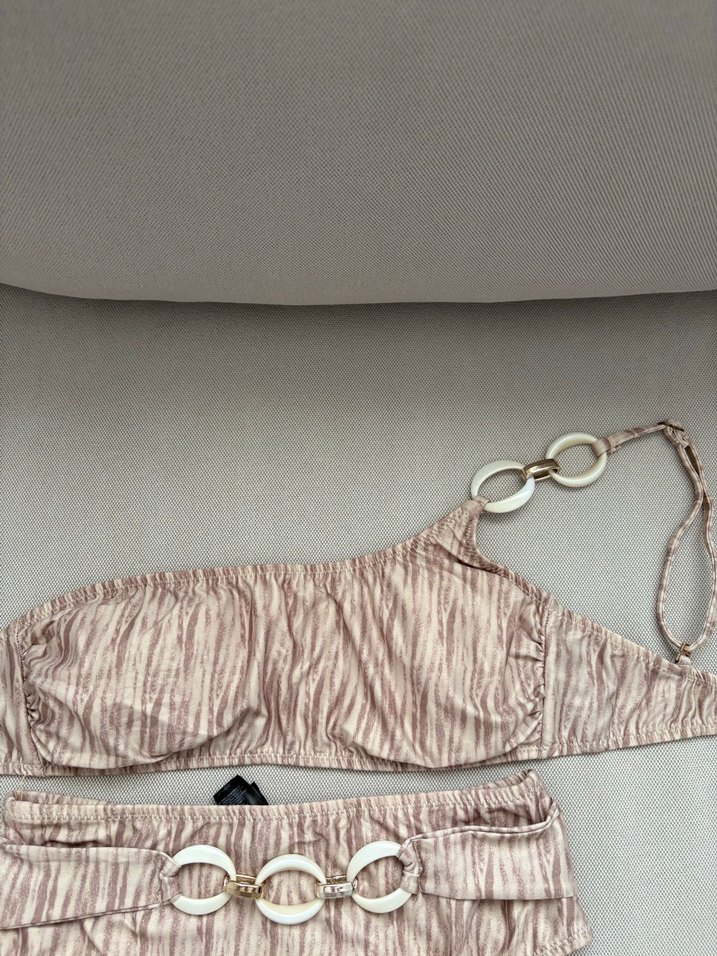 Bej Bohem Mini Bikini Takım - Görsel 3