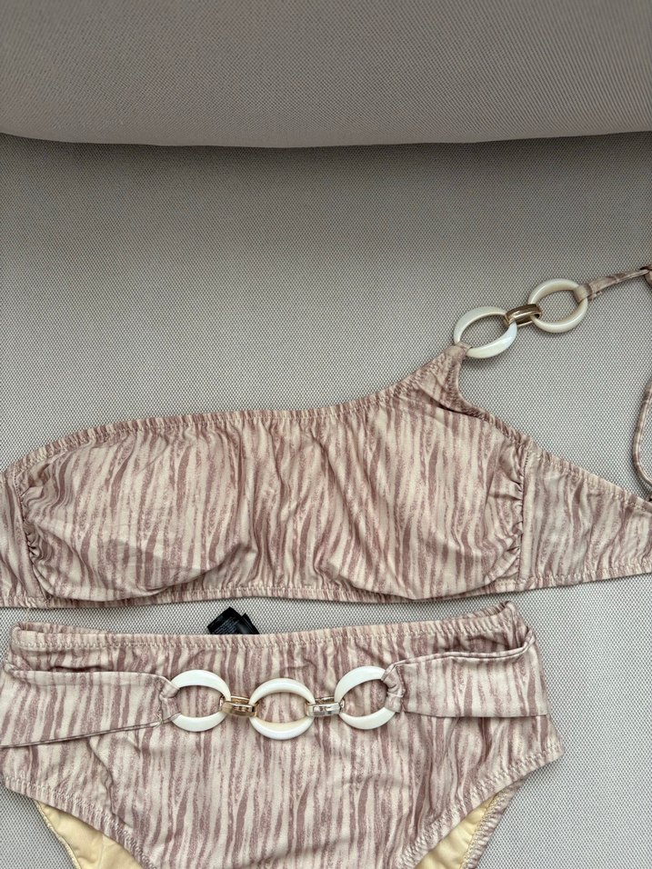 Bej Bohem Mini Bikini Takım - Görsel 4