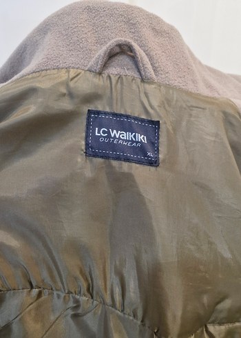 Düğmeli Midi Bej Panço Kaban - Görsel 7