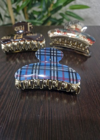 Koyu Renkli Vintage Tokalar - Görsel 3