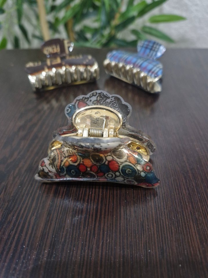 Koyu Renkli Vintage Tokalar - Görsel 4