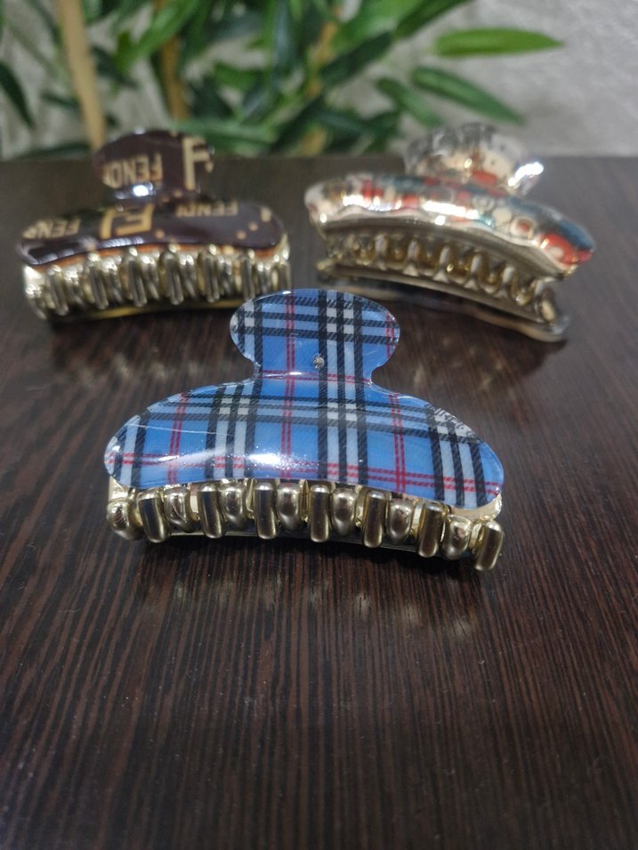 Koyu Renkli Vintage Tokalar - Görsel 3