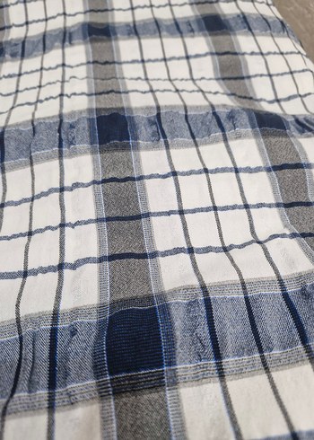 Pamuk Ekoseli Kumaş - Görsel 2