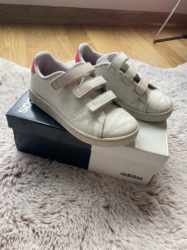 Kız Çocuk Beyaz  Spor Ayakkabı - Görsel 2