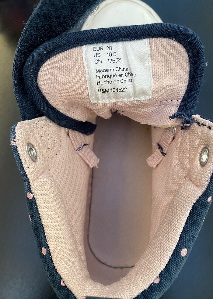 Pantiyeli cırtlı keten bot h&m 28 numara - Görsel 5