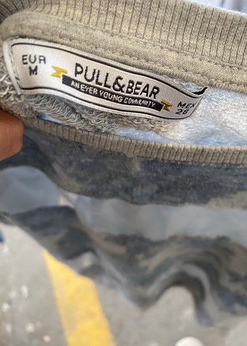 Gri Dantel Detaylı Loose Fit Hamile Tişörtü - Görsel 2