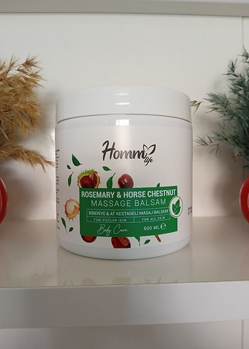 Biberiye ve At Kestanesi Masaj Balsamı 500ml