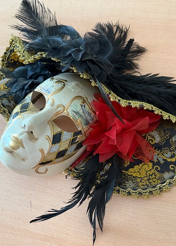 El Yapımı Venedik Tarzı Dekoratif Maske