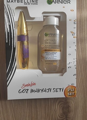 Maybelline Maskara Ve Garnier Makyaj Temizleme Losyonu