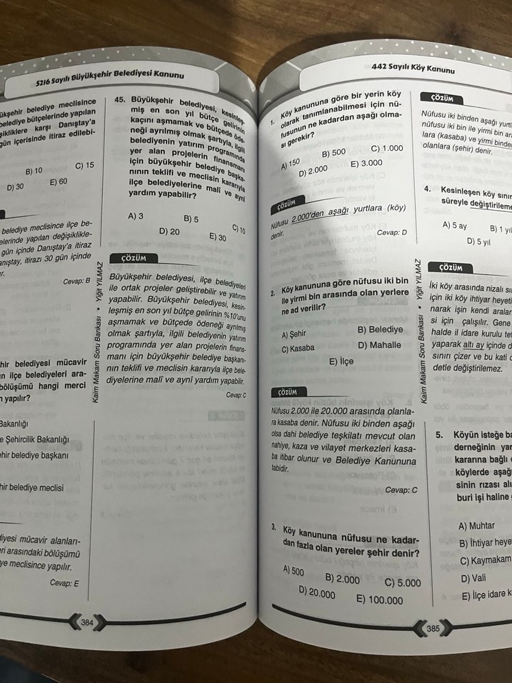 2021 Kaymakamlık Soru Bankası Tamamı Çözümlü - Görsel 2
