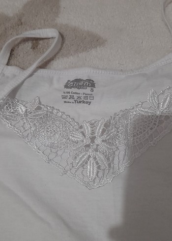 Beyaz Kız Çocuk Atlet Seti - Görsel 5