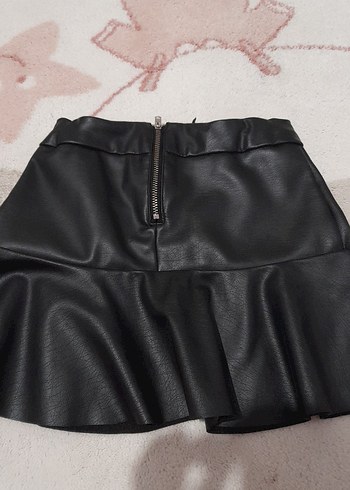 Nakışlı Siyah Gotik Kız Çocuk Etek - Görsel 6