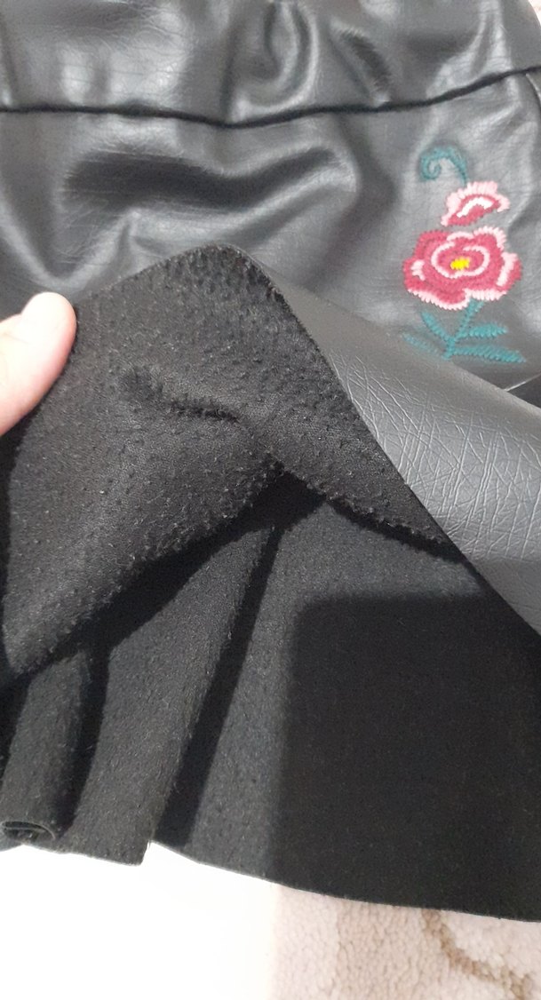 Nakışlı Siyah Gotik Kız Çocuk Etek - Görsel 4