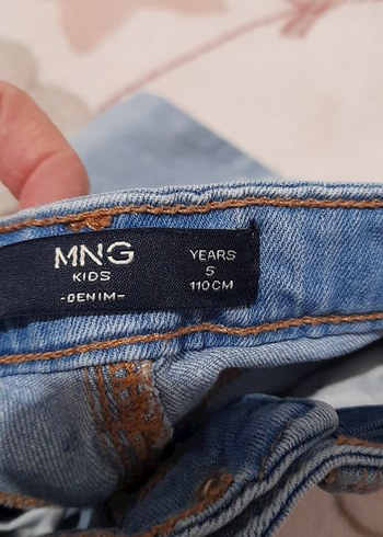 Mavi Bağlamalı Düğmeli Erkek Kot Pantolon - Görsel 5