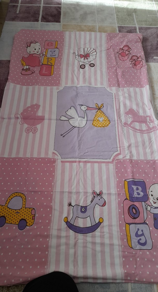 Pembe Bebek Nevresim Takımı - Görsel 3