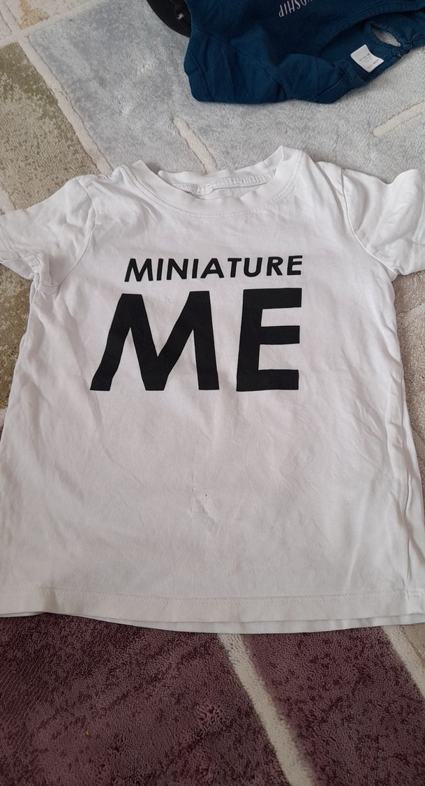 Kız Çocuk Baskılı Tişört, Beyaz, Kısa Kollu - Görsel 2