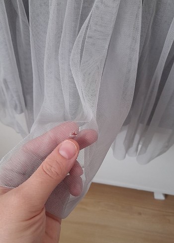 Pembe Gri Kız Çocuk Uzun Kollu Elbise - Görsel 6