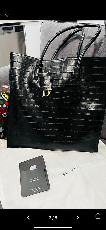 Beden Beymen hakiki deri shopper