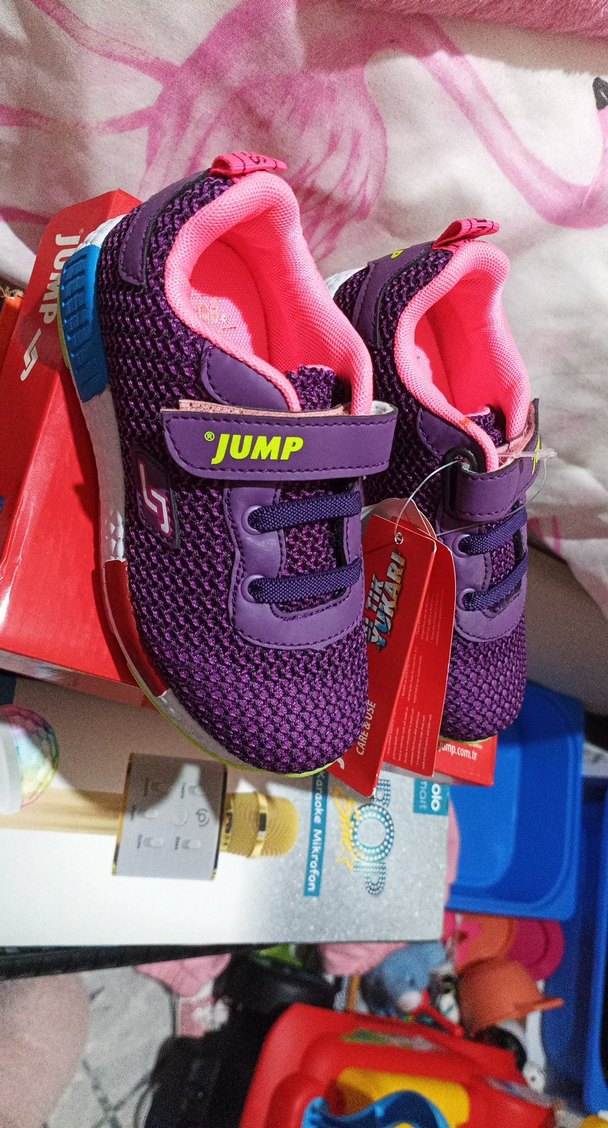 Mor Renkli Kız Çocuk Spor Ayakkabı - Görsel 2