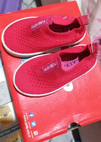 Kız Çocuk Pembe Cırtcırtlı Spor Ayakkabı - Görsel 2