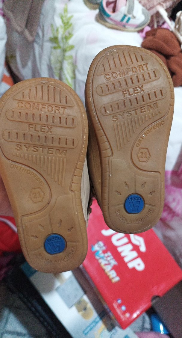 Kahverengi Kız İlk Adım Ayakkabısı Vicco - Görsel 3