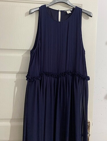 H&M Lacivert abiye