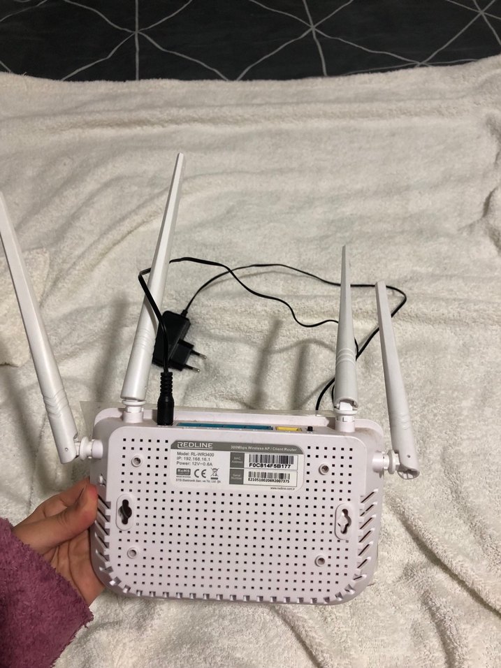 Beyaz Redline Kablosuz Router - Görsel 2