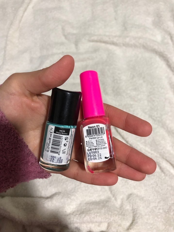 Flormar Happy Colors ve Gabrini Neon Oje Seti - Görsel 2