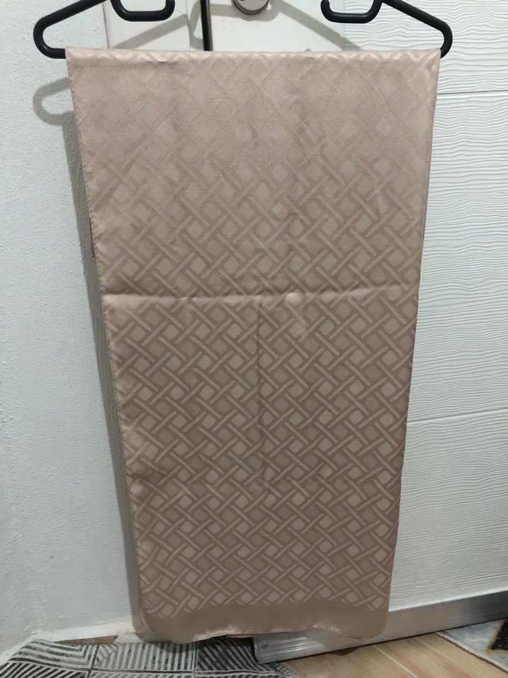 Bej Bohem Tarz İpek Kadın Fular - Görsel 5