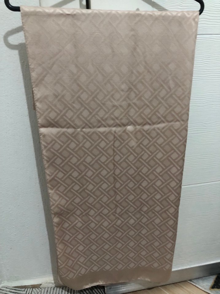 Bej Bohem Tarz İpek Kadın Fular - Görsel 4