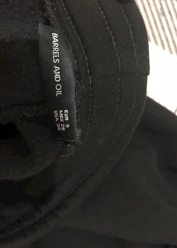 Siyah Rahat Kesim Kadın Eşofman Altı - Görsel 4