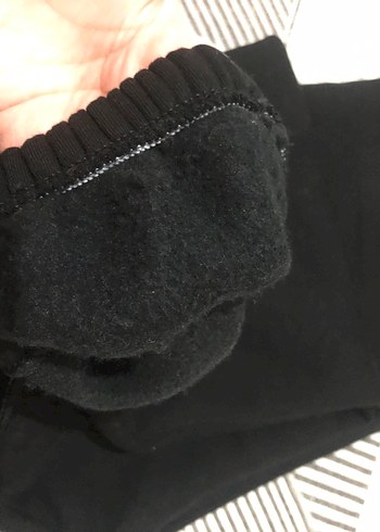 Siyah Rahat Kesim Kadın Eşofman Altı - Görsel 5