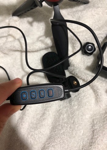 Kırmızı Tripodlu Selfie Çubuğu ve Halka Işık - Görsel 2