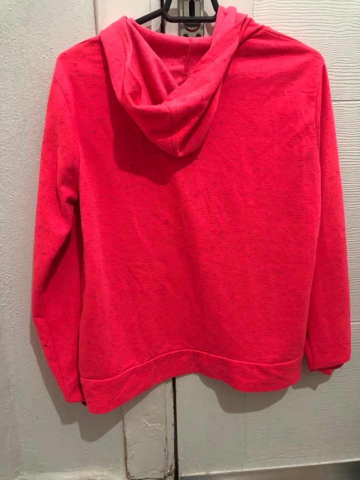 Pembe Kapüşonlu Baskılı Sweatshirt - Görsel 2