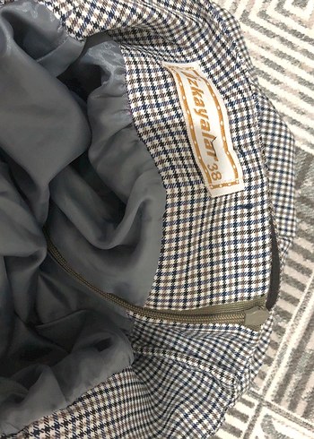 Gri Pilili Uzun Kadın Etek - Görsel 3