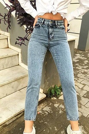 Yüksek bel jeans