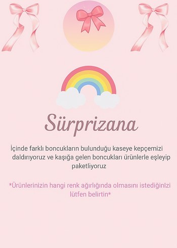 Sürprizana boncuk eşleme paketi