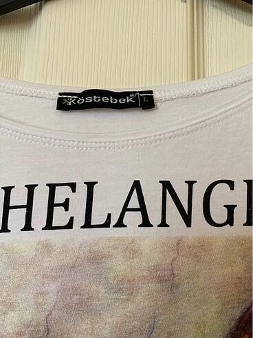 l Beden Köstebek Michelangelo Beyaz Tshirt
