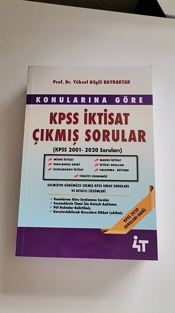 KPSS iktisat çıkmış sınav soruları