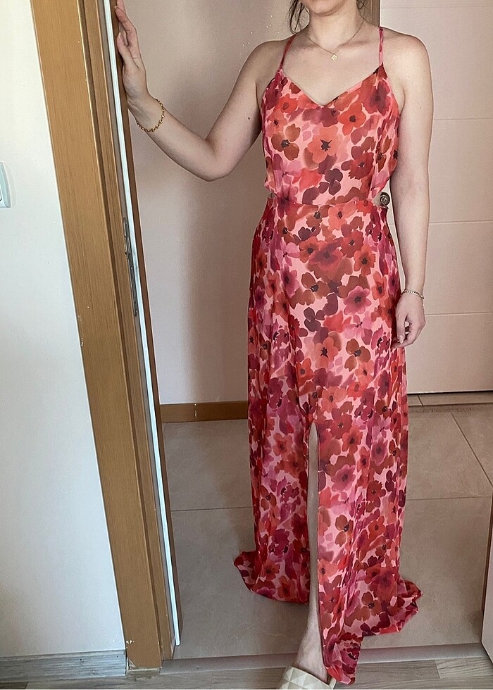 Çiçekli elbise - Görsel 2