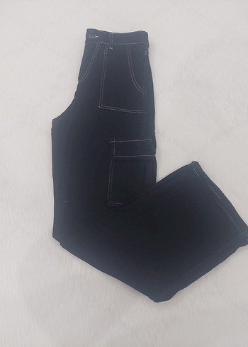 Siyah Kadın Denim Midi Boy Günlük Jean