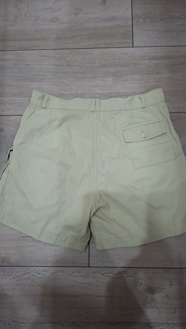 Bej Pamuklu Rahat Kesim Erkek Şort - Görsel 2