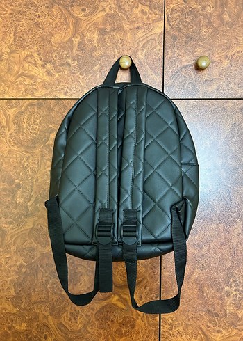 Diğer Siyah Suni Deri Kadın Sırt Çantası(shule bags)