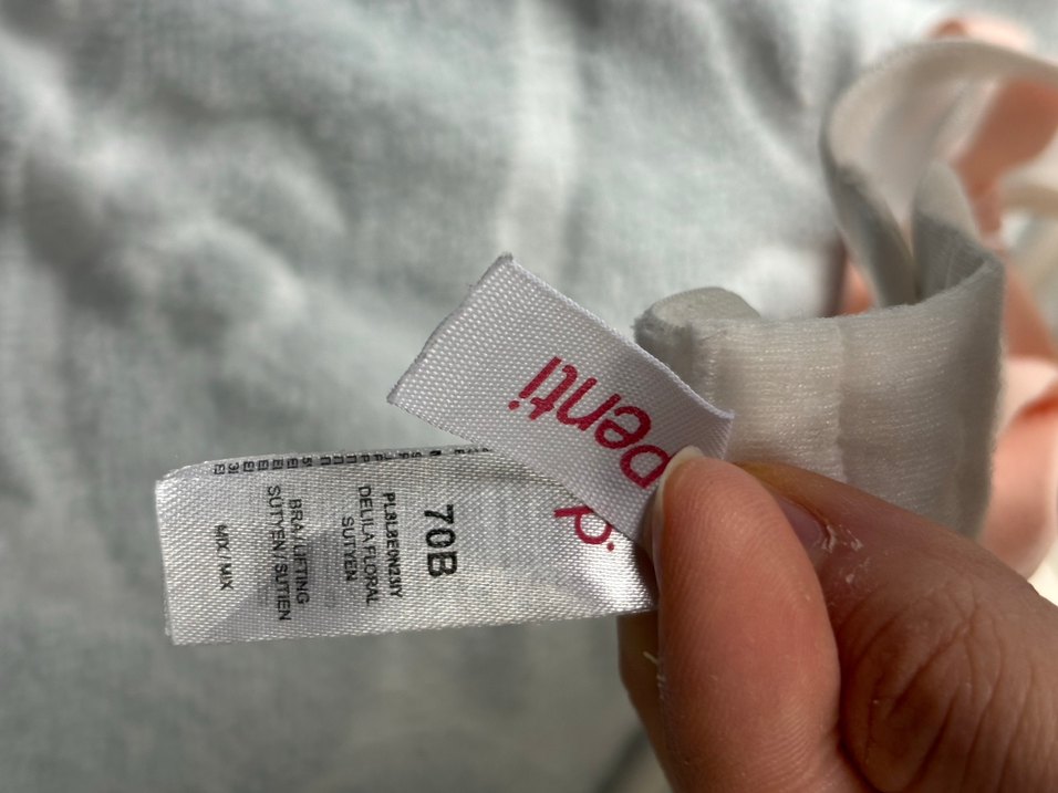 penti çiçek desenli bra - Görsel 3