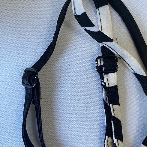 l Beden siyah Renk asos zebra bağlamalı crop