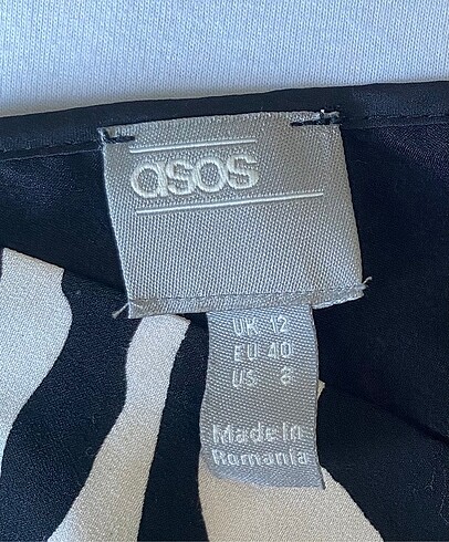 asos zebra  bağlamalı crop - Görsel 5