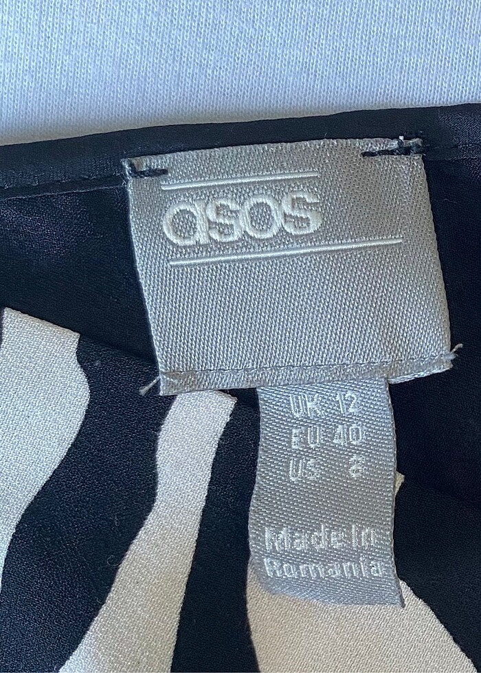 asos zebra  bağlamalı crop - Görsel 5
