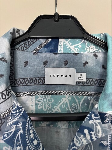 m Beden TOPMAN etnik desenli gömlek